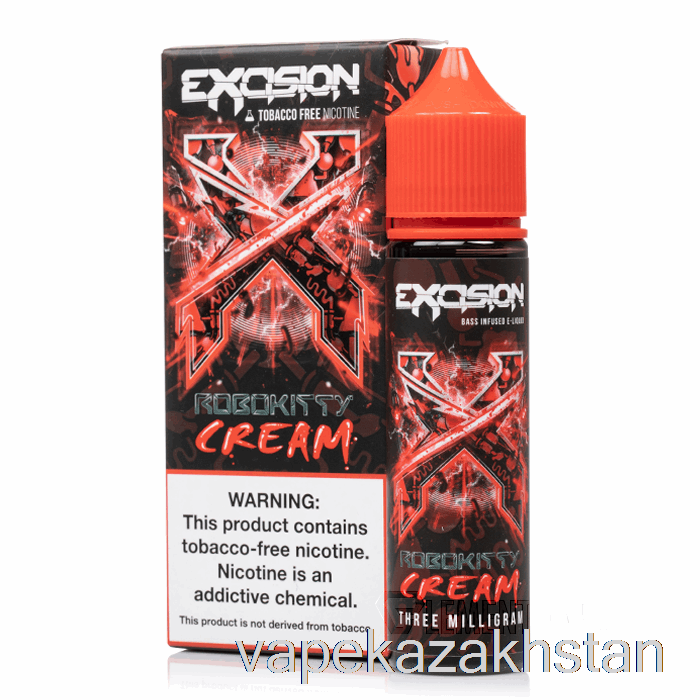 Vape Disposable Robokitty Cream - Excision - Alt Zero - 60mL 6mg